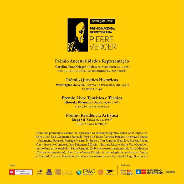 Prêmio Nacional de Fotografia Pierre Verger – 8ª edição